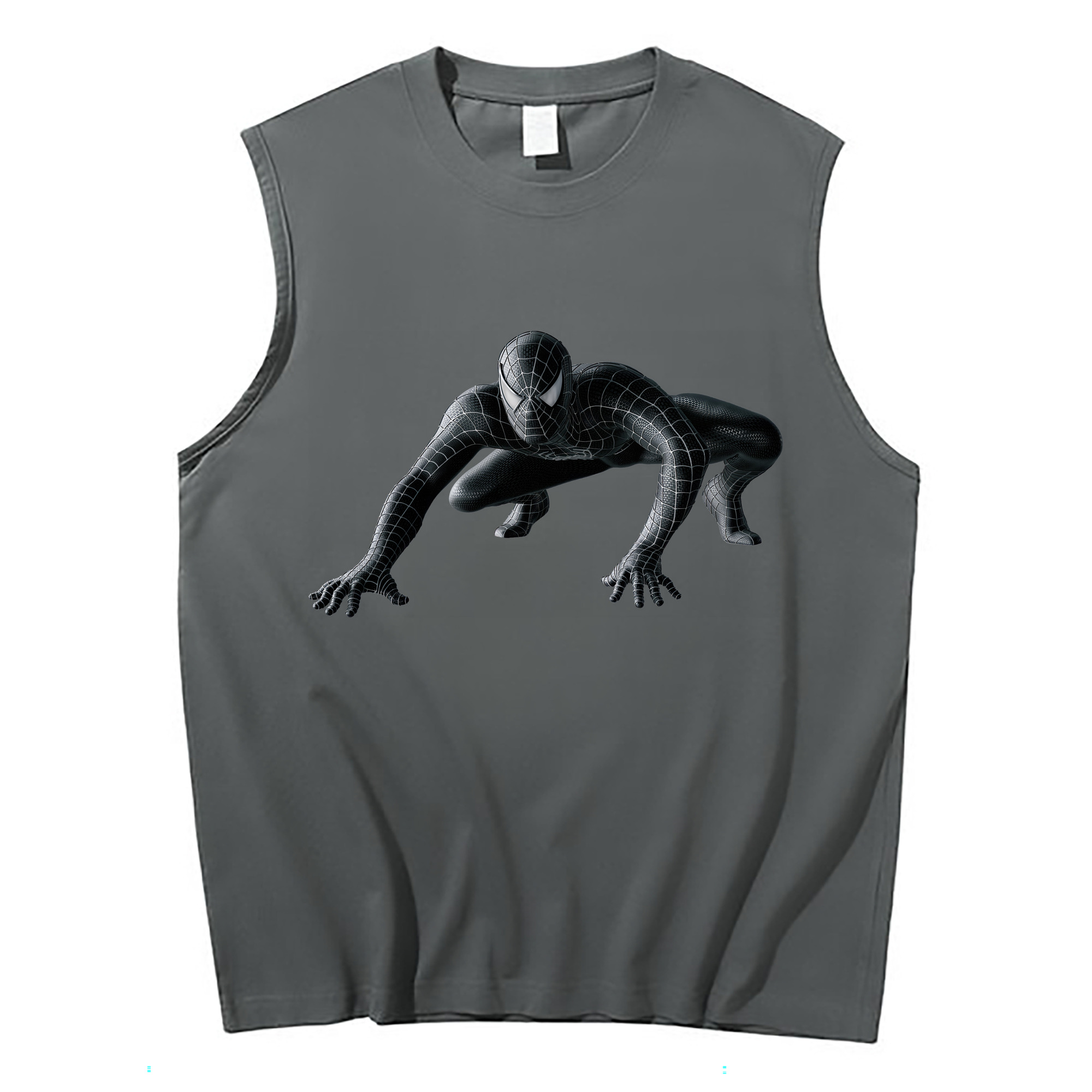 （画像用） Spider Man スパイダーマン コットン100％タンクトップ（フロントプリント）
